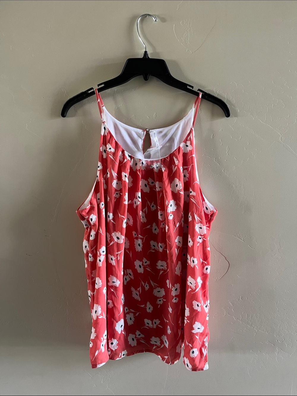 DNA couture Coral Pink Floral Cami Top